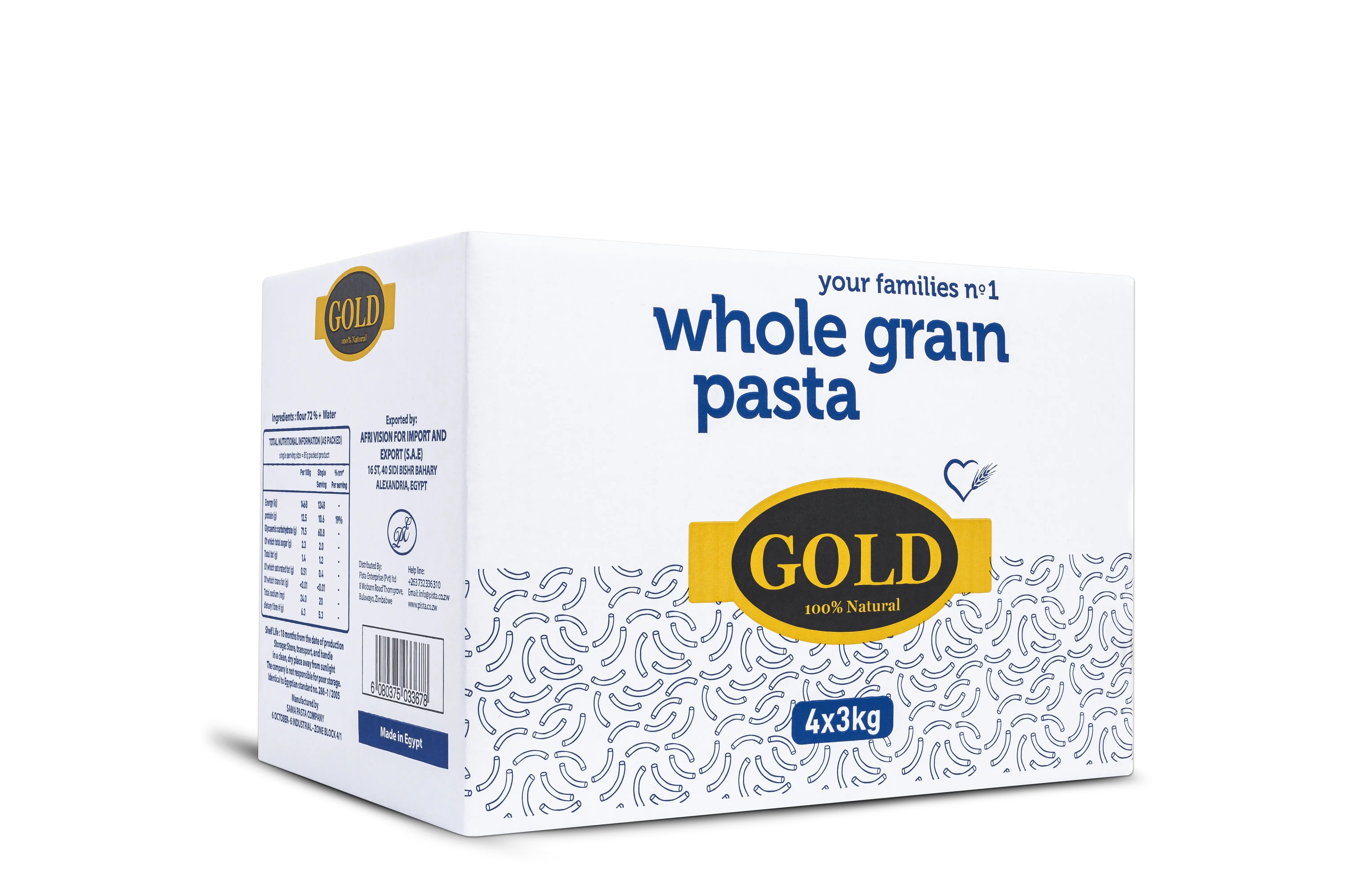 Gold Whole Grain Pasta