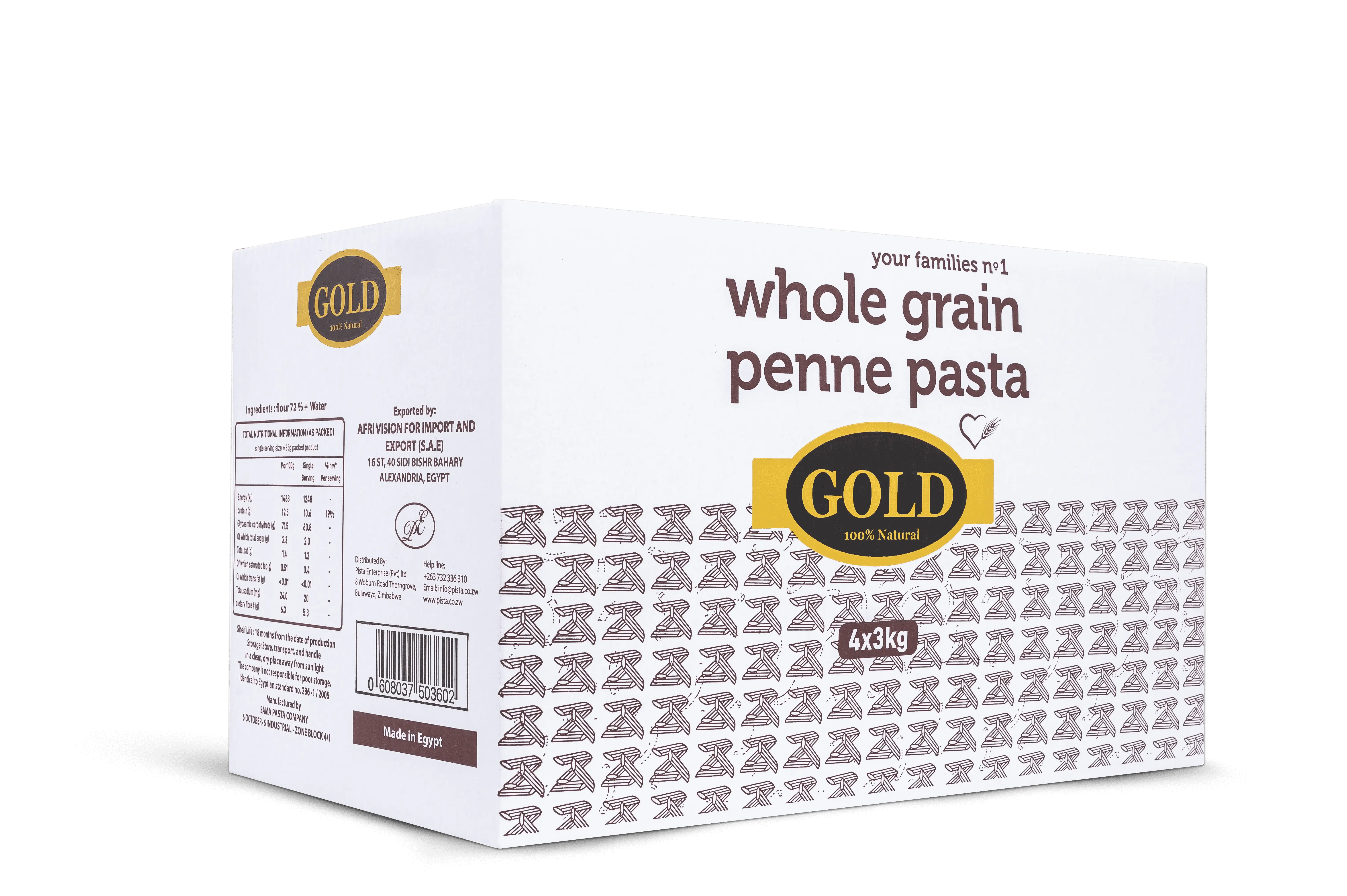 Gold Whole Grain Penne